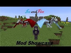 Ice and Fire Mod Dragon Showcase