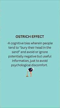 The Psychology of Losing Trades #TradingPsychology #OstrichEffect
