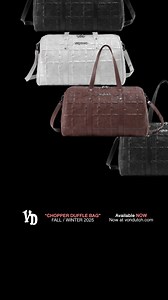 The Chopper Duffle reflects a commitment to craftsmanship and detail. Structured yet fluid, it embodies the precision and confidence that define the modern Von Dutch aesthetic. | Von Dutch Official | Facebook