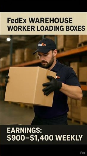 FedEx Package Handler Salary Explained: Earn $900–$1,400 Weekly | FedEx package handler pay | USA