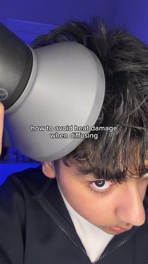How to avoid heat damage when diffusing #hairtutorial #heatdamage #flathair #typehair