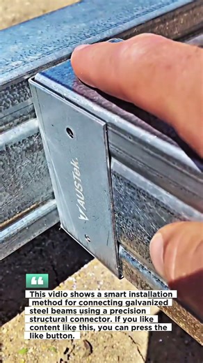 Smart Steel Beam Connector Installation – Fast Structural Framing Technique