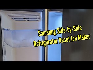 How To Reset Samsung Refrigerator lce Maker