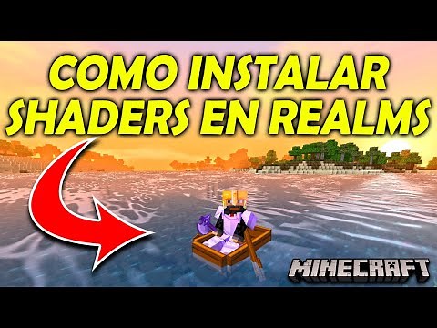 COMO INSTALAR SHADERS Y TEXTURAS EN REALMS / SERVERS DE MINECRAFT BEDROCK / PE / WINDOWS 10