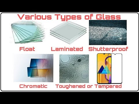 Types of Glass:Float Glass, Shatterproof Glass, Toughened Glass or Tempered Glass,Chromatic Glass