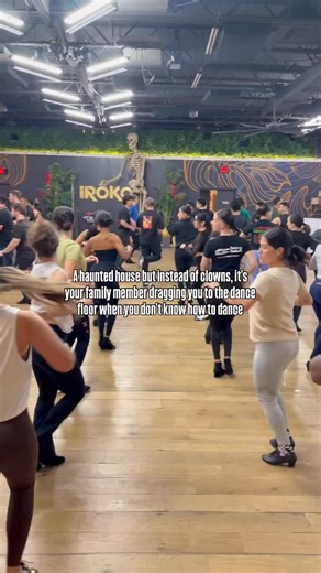 There’s no scarier feeling at a party than when titi pulls you to the dance floor and you have no idea what to do 😰👻 If that’s you — we got you! Our next beginner salsa and bachata cycles start next week, just in time to learn before all those holiday parties. No experience or partner needed. Plus, new students get $20 off their first 4-class pass! 🔗 Tap the link in our bio to choose the best day and time to start your dance journey with us! | Iroko Dance Academy
