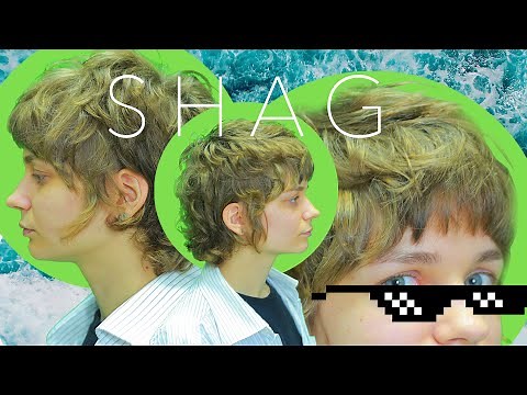 ✂️ SHORT SHAG : modern layered haircut for curly hair / tutorial