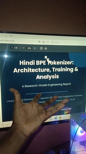 41GB Dataset Tokenizer Trained 😱 | PC Crash Risk → Kaggle Success | Full PDF Guide Hindi #shorts