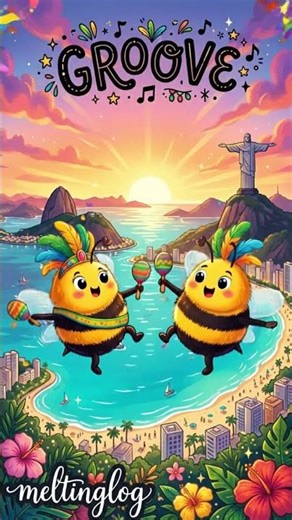 리우의 노을, 해변, 축제가 떠오르는 브라질 무드 플리 🌊💛