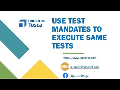 Tosca Tutorial | Lesson 96 - Use Test Mandates to execute same tests simultaneously | Multiple Users