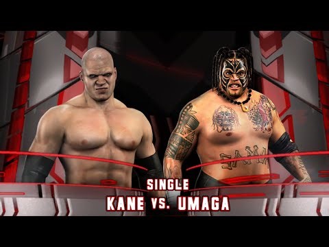 Kane VS Umaga ON SMACKDOWN VS RAW 2010