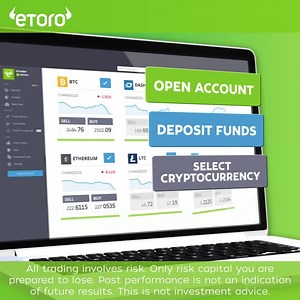 3.7M views · 14 reactions | Start trading CryptoCurrencies 24 hours a day, 7 days a week, at eToro. CFD trading. Only risk capital you’re prepared to lose. This is not investment advice. | eToro | Facebook
