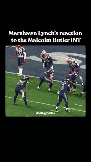 Marshawn Lynch reacts to Malcolm Butler’s INT in Super Bowl XLIX | New England Patriots on CBS Sports
