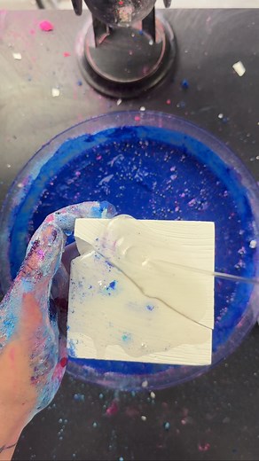 596K views · 1.1K reactions | Baby oil in blue paste #asmr | chalkitasmr | Facebook