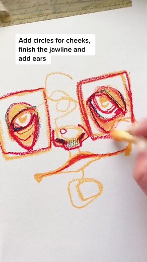 Drawing Beautiful Trash Art with Oil Pastels Tutorial