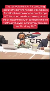 SACR Consults on Age Discrimination Facing South Africans Over 35