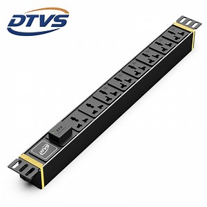 [Hot Item] Certified Universal PDU 8-Outlet Universal Socket SPD Protection Aluminium Alloy Shell PDU
