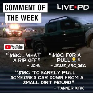 23K views · 138 reactions | Comment Of The Week  | Live PD on A&E | Facebook