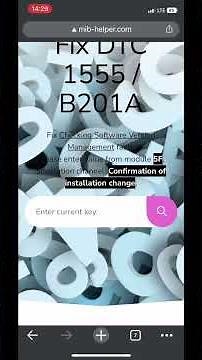 Fix B201A / 1555 error using OBDeleven #shorts #obdeleven