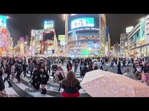 Shibuya Crossing, Tokyo, Japan in 360 degree video #shorts #shibuya #tokyo #japan