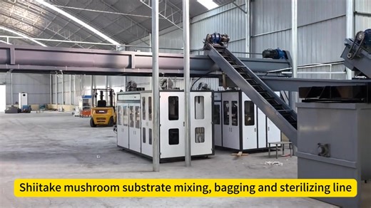 Shiitake mushroom substrate mixing, bagging and sterilizing line Email: vip@satrise.com WhatsApp：http://wa.me/8615703410609 Website: https://us1575110135mslj.trustpass.alibaba.com/ #SATRISE #MushroomGrowing #MushroomCultivation #MushroomMachine #MushroomFarming #MushroomBagger #MushroomMixer #MushroomAutoclave #MushroomPlanting | Satrise Mushroom