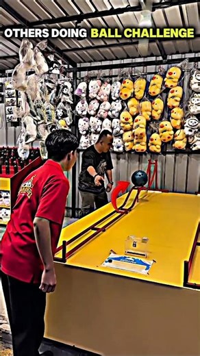 Others Doing Ball Challenge..vs..last on.☠️#trollface #shorts