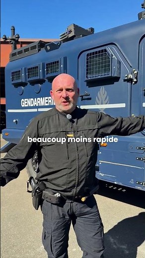 PRESENTATION OF THE LARGEST ARMORED VEHICLE IN THE GENDARMERIE, THE CENTAURE
