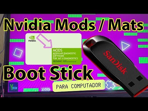 Instalação/Uso Nvidia MODS (MATS) Programa Diagnóstico de Memórias