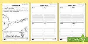 Planet Facts Worksheet