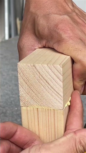A premium tip to join two wooden pieces securely and beautifully. #diy