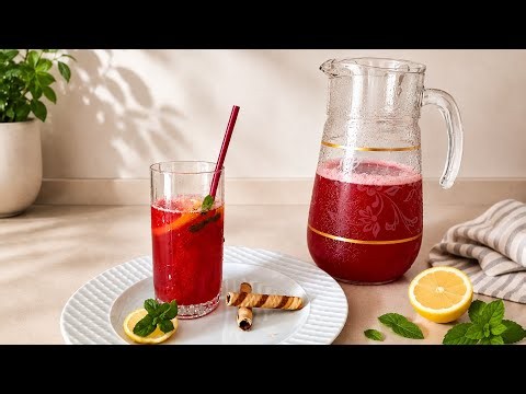 Homemade Plum Juice Recipe, How to Make Plum Juice, Fruit Juice Making, Plum Compote, Red Plum Juice
