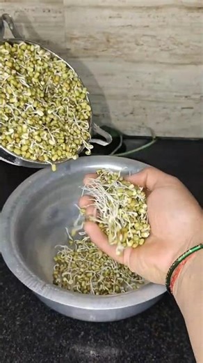 sprouts easy making 😋ఈజీగా మొలకలు తయారు చేయడం💪👌