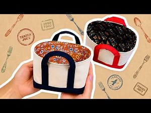 Trader Joe’s-Inspired Mini Tote Organizer | Easy DIY Sewing & Gift Idea