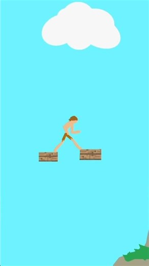 👉 😂 Epic Tarzan Jump Fail ⛰️ | Animated Short #shorts