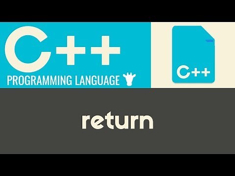 Return Statement | C++ | Tutorial 15