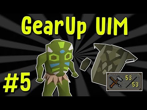 Grinding Hours at this Minigame for Snakeskin Armour! Gear Up Ultimate Ironman #5 [OSRS]