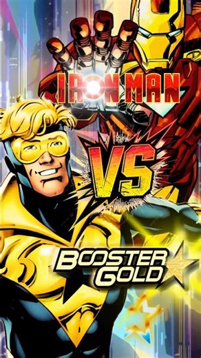 Iron Man VS Booster Gold — Future Tech Clash #shorts #boostergold #ironman