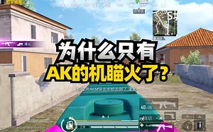 为什么只有AK的机瞄火了？