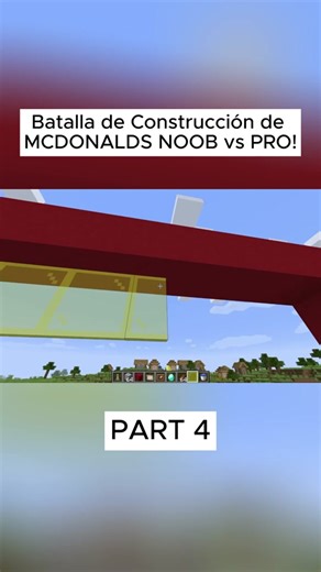 Batalla de Construcción de MCDONALDS NOOB vs PRO! PART 4
