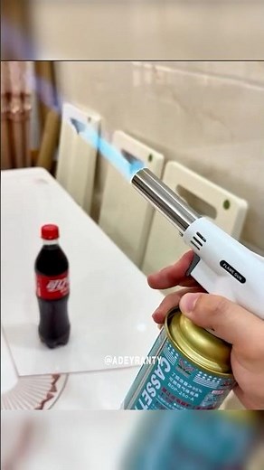 This phenomenon actually happens when burning coke
