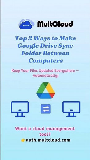 Top 2 Ways to Make Google Drive Sync Folder Between Computers