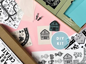 DIY Stamp Making Kit - Build a Village, Kids Toys, Boy Room, Christmas Gift, Montessori Toy, Set Building, Gift 4 5 6 7 8 Year, Kids Decor - Etsy Australia