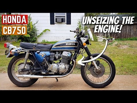Unseizing A Motorcycle Engine - Barn Find CB750 EP3