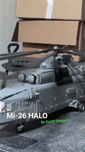 Behemoth Lego, the Mi-26 HALO #lego #aviation #darthdesigner