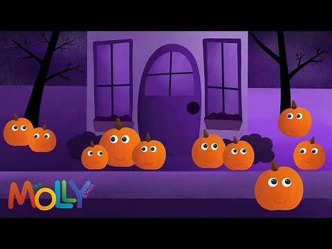 10 Pumpkins: A Halloween Counting Song | Miss Molly Sing Along Songs