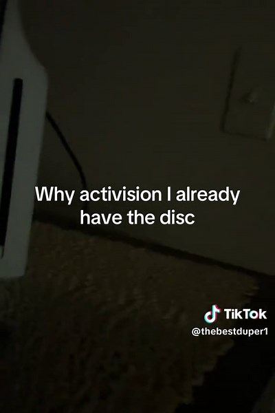 I already have the disc but they want me to pay for it again and the disc works but activision wants you to pay again#cod#activision#bo6#fyp#