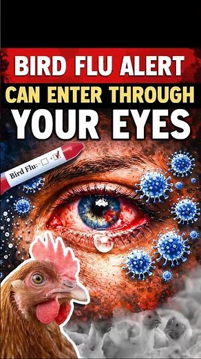 Bird Flu ALERT : It Can Enter Through Your EYES!