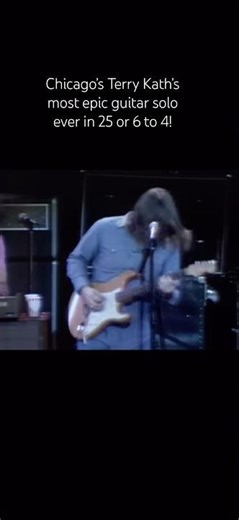 Chicago’s Terry Kath’s most epic guitar solo ever in 25 or 6 to 4 #shorts #chicagotheband #terrykath