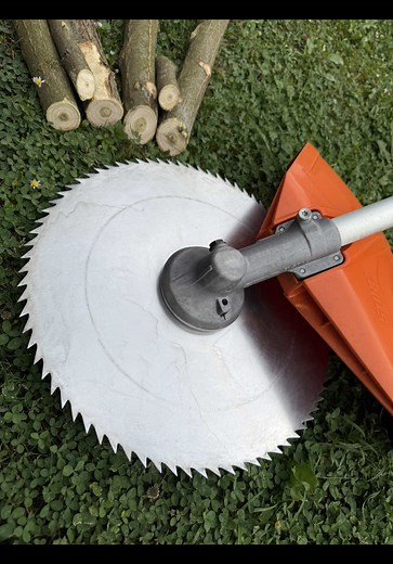 Classic CIRCULAR Saw Blade on TRIMMER: Efficiency Unleashed