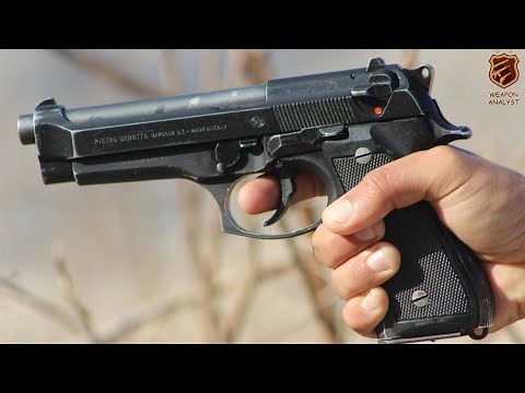 USA Beretta 92fs Police model 9mm pistol Review & Target shooting